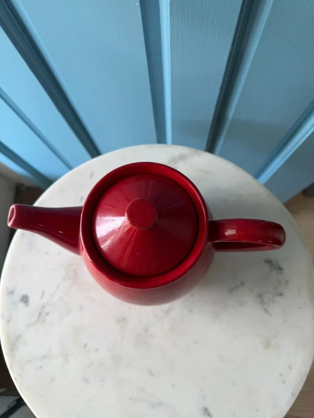 Vintage Waechtersbach Teapot in Desired Cherry Red Color- Germany 1990s.